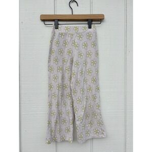 Alice + Ames Kids Floral Print Pants Purple White Flowers Play‎ Condition, Sz 7